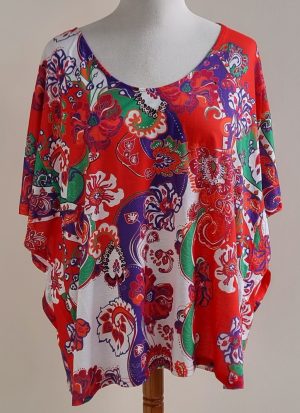 Norah gekleurd shirt mt. 48