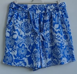 MS Mode blauw/witte short mt. 52