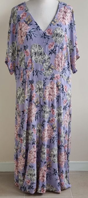 Zizzi lila middellange jurk mt. 50/52 (L)