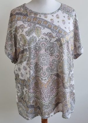 MS Mode t-shirt in zachte kleuren mt. XXL (52)