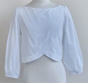 Zara wit kort bloesje mt. 164