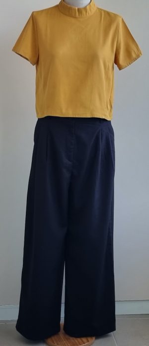 Monki 2-delig zwart/geel mt. 40/M