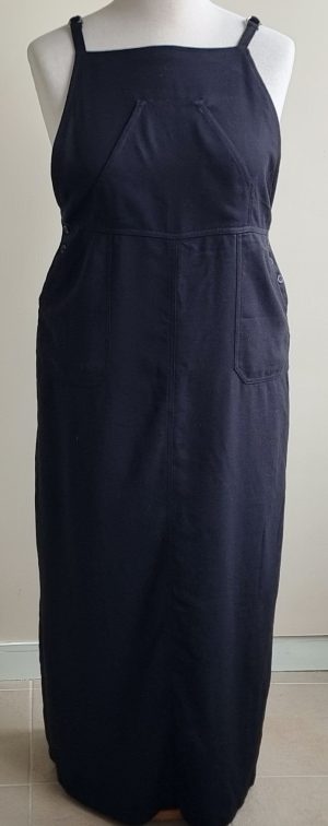 Michel Valerie Kreyborg zwarte salopet jurk mt. 44