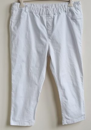 MS Mode witte denim capri tregging mt. 52