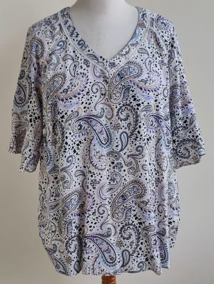 MS Mode blouse met paisley print mt. 52