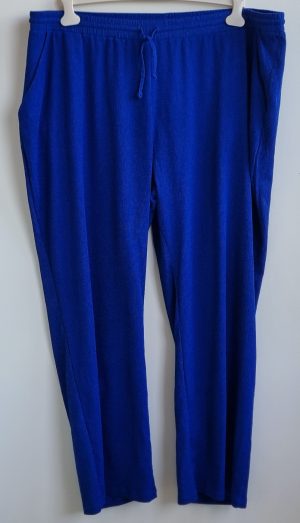 MS Mode blauwe broek met wijde pijpen mt. XXL (52)
