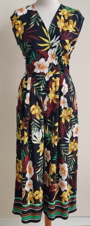 Zara zwarte soepelvallende jumpsuit mt. M