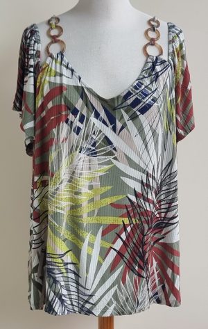 MS Mode off-shoulder retro shirt mt. XXL (52)