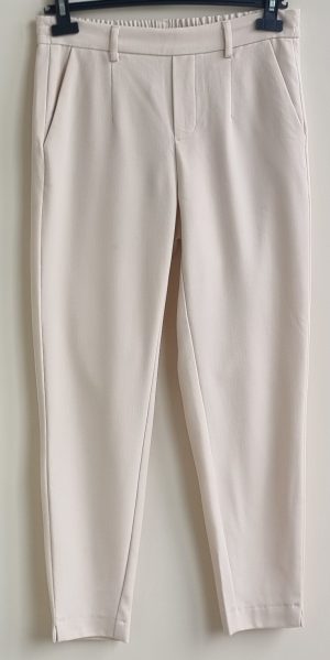 Object (slim pant) creme stretchy broek mt. 36