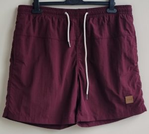 Urban donkerrode/paarse zwemshort mt. XL