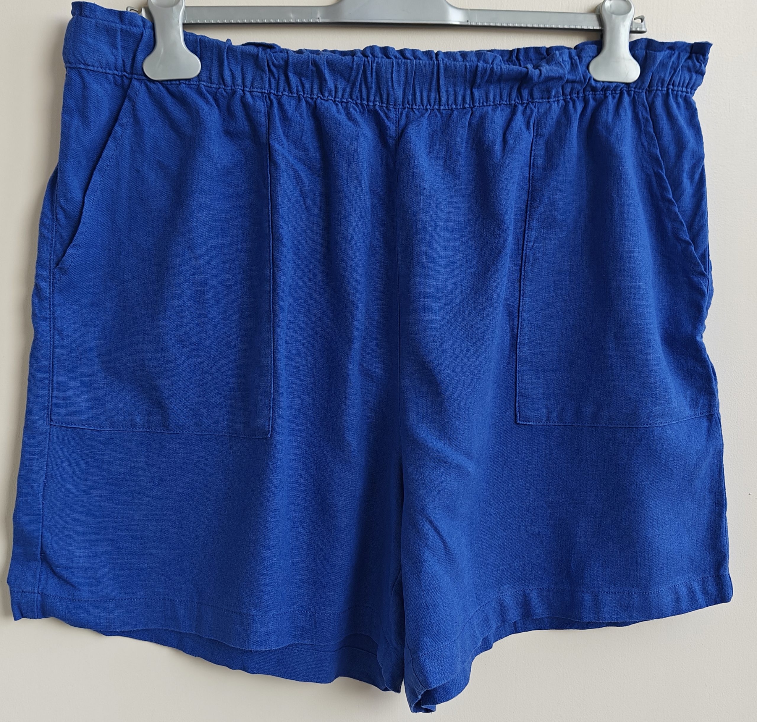 Lola Liza blauwe short met linnen mt. 48