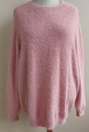 Norah roze zachte trui mt. 48