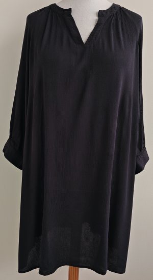 Zizzi zwart tuniek/jurk mt. 50/52 (L)