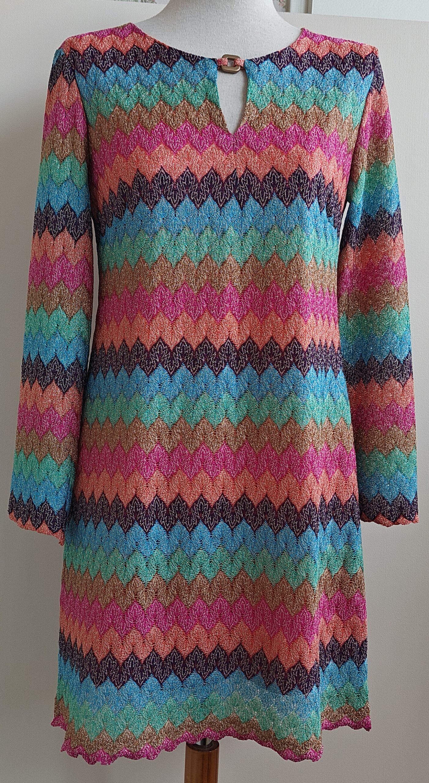 Ana Alcazar gekleurd jurkje mt. 40