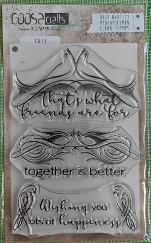 Cousa Crafts nieuwe clear stamps duiven