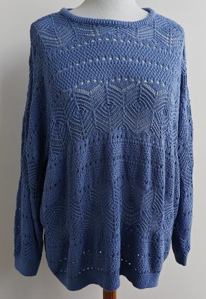 MS Mode lichtblauwe trui mt. XXL (52)