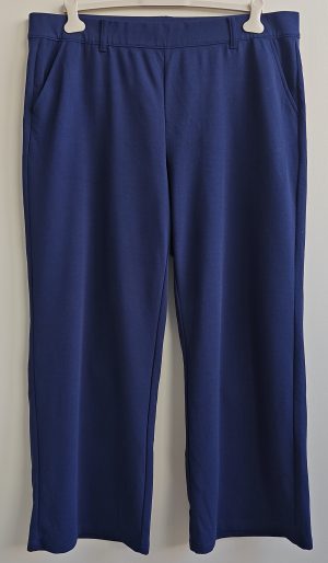 MS Mode marine blauwe stretchy broek mt. 52
