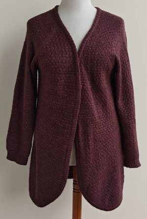 Ichi bruin vest met iets van roze mt. L