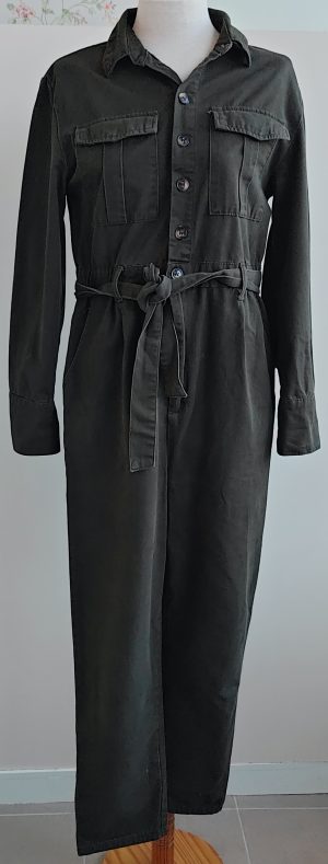 Hailys donkergroene jumpsuit mt. M