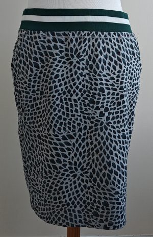 Anna Blue grijs/groene rok mt. XL
