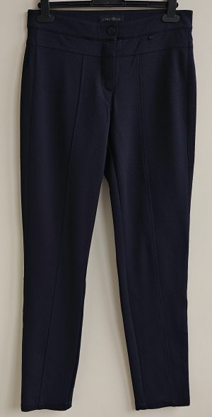 Limited Edition donkerblauwe stretchy broek mt. 38